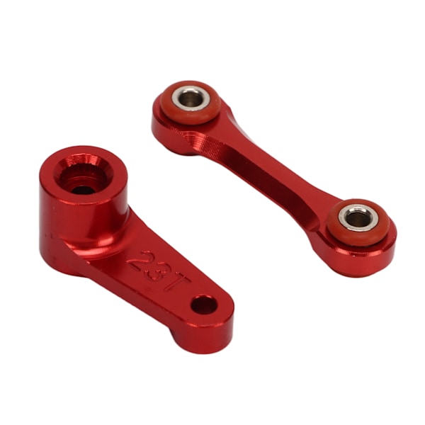 RC Servo -sarvet Sarja Alumiiniseos Helppo Vaihtaa 23T RC Servo -sarvet Ohjausvaihteen Tanko ARRMA 1/7 1/8 Punainen