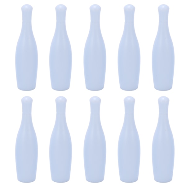 10st barn mini bowlingklotset Bärbara bowlingklots plastbollar Leksakspresenter för barn inomhus utomhusspel