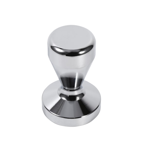 Espresso-tamper i rustfritt stål, kaffebønnepresser med 51 mm diameter, flat bunn, varm