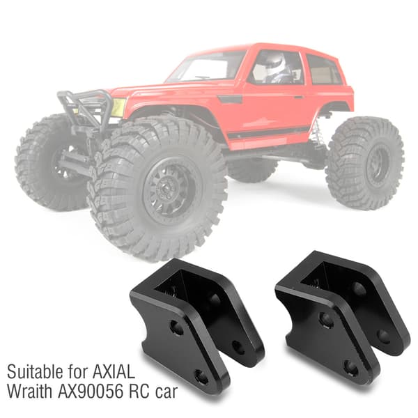 Trækstangsæde i aluminiumslegering til AXIAL Wraith AX90056 RC Crawler Bil (Sort)