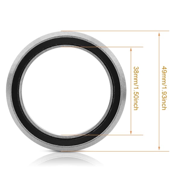 Risk General Stål Cykel Headset Lejer Reparationsdele Tilbehør (49mm)