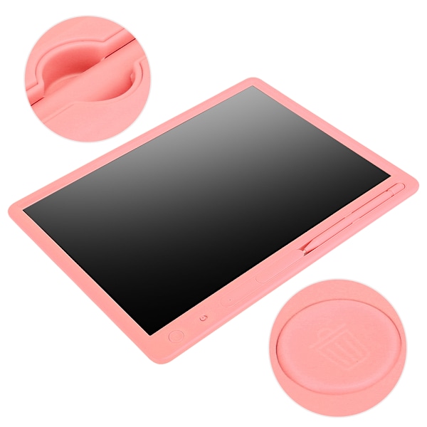 15 tommer LCD Skrivebrett Lysenergi Elektronisk Farge Håndskrift Tegnebrett Rosa