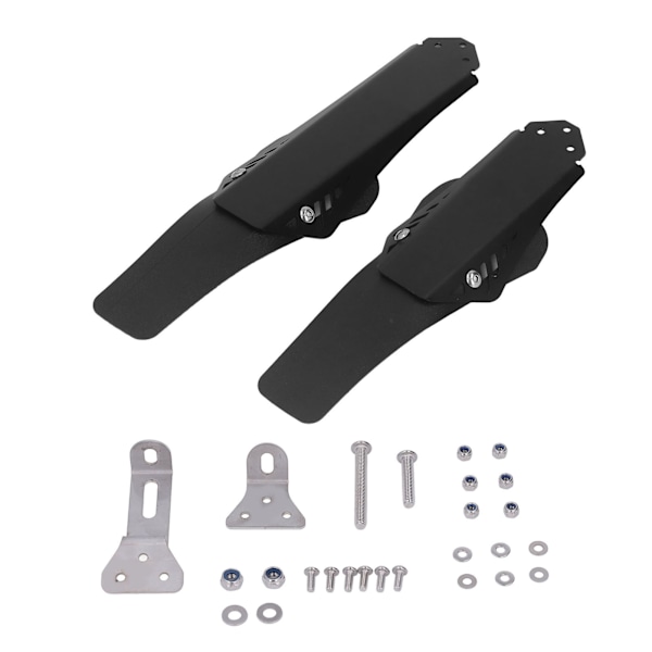2 st Fällbar Cykel Skärm Bakre Framre Regn Skydd Aluminium Legering Cykel Lera Skydd Set för DAHON K3 P8 D5