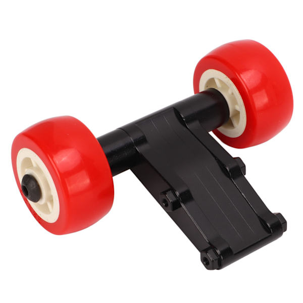 RC Bil Hjulhjul Aluminium Legering Dobbelt Hjulhoved RC Bil Wheelie Bar Udskiftning til ARRMA Notorious 6S 1/8 Sort