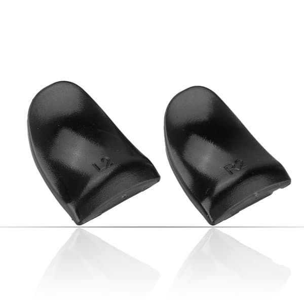 2 STK/sett Slitesterke R2 L2-knapper Triggerforlenger for PS4-kontroller (svart)