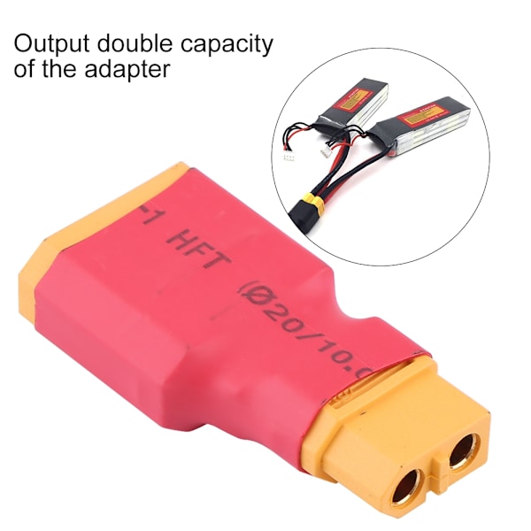 RC-kontakter Adaptrar Batteriomvandlarkontakt XT90 hane till XT60 hona
