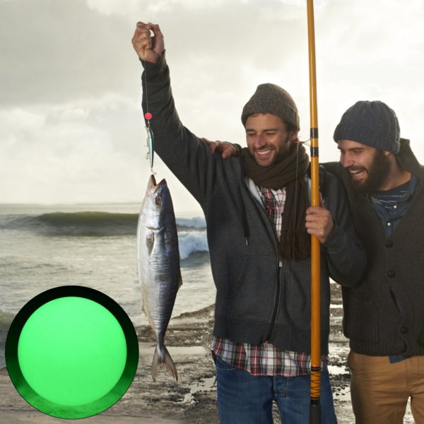 1000 stk/boks Luminous Glow Beads Fiskeutstyr lokker Verktøy Tilbehør for utendørs fiske