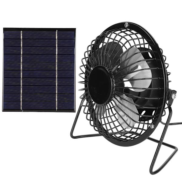 Aurinkopaneelin tuuletin 2,5 W 5 V Aurinkovoima USB-lähtö Kannettava Laaja sovellus Aurinkovoimalla toimiva tuuletin retkeilyyn kalastukseen patikointiin