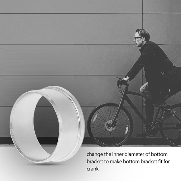 Aluminiumslegering Bundbeslagsadapter til Kranksæt til Cykel Bundbeslag