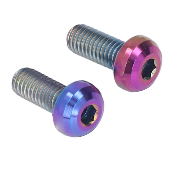 RISK 2 stk Cykel Flaskeholder Skruer M5x12mm Vandflaskeholder Bolte Cykel Flaskeholder Skruer til Fastgørelse af Gassylinder Sæde