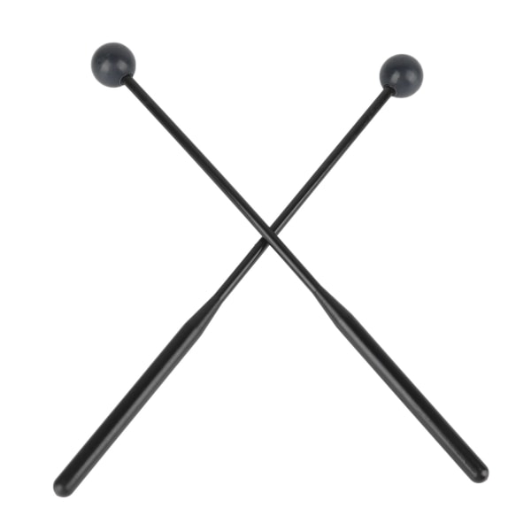 2 STK Drum Mallets Percussion Mallets til Xylophone Glockenspiel Marimba Bell Chime All Black