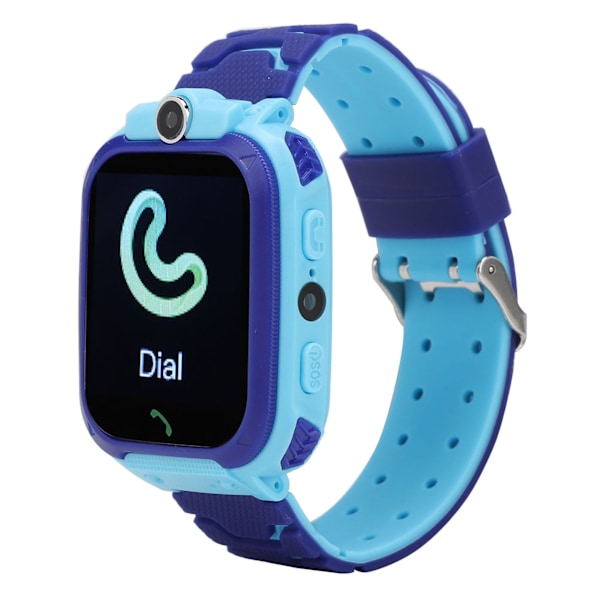 Smartwatch Multifunktionell Digital Armbandsur för Barn IOS/AndroidQ12 Blå