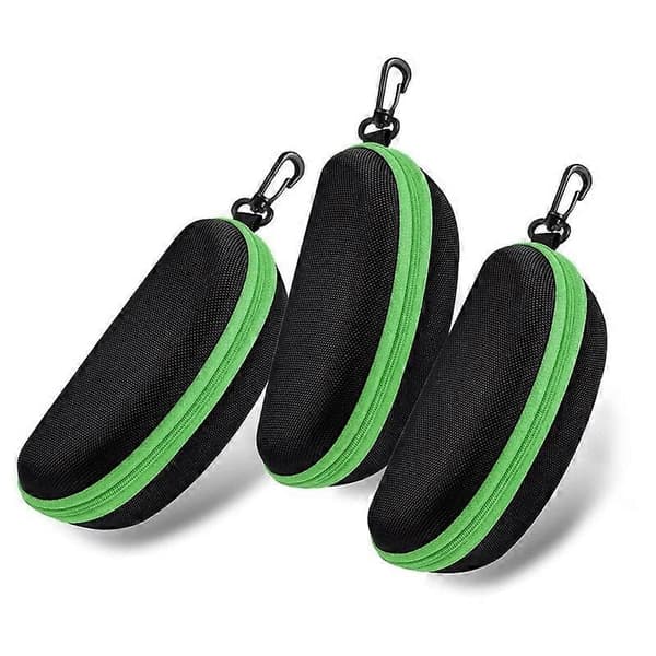 Hard Shell Zippered Sunglasses Case Portable Eyeglasses Pouch
