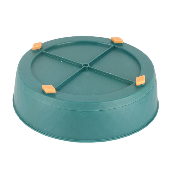 Kjøkken dreieskive Spin Round Tray 360 grader roterende sklisikker multifunksjonell krydderorganisator for skap pantry kjøleskap benkeplate grønn