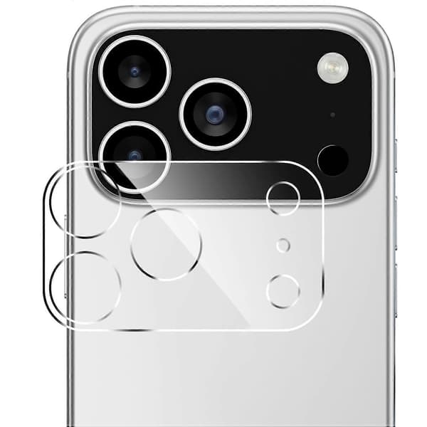 Camera Protector for iPhone 17 Pro, Arc Edge, Clear Tempered Glass Film