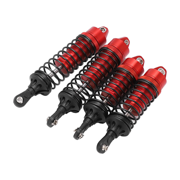 4 kpl RC-iskunvaimentimia Malli Iskunvaimentimet LOSi Lasernut U4 Tenacity 1/10 Off Road -ajoneuvolle Punainen