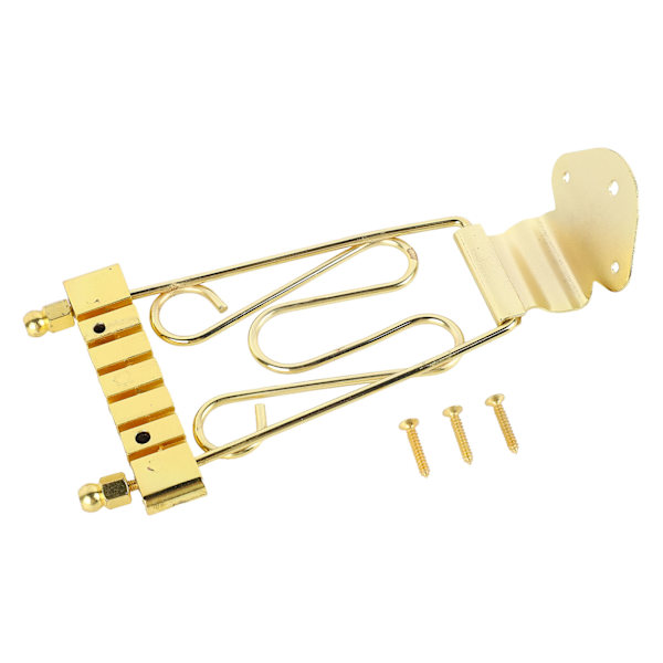 Bass Bridge Tailpiece Sink Alloy 6 Strings Electric Bass Bridge Tailpiece Erstatning Gold