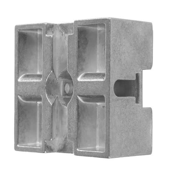 Zink-legering Galvanisering Metall Central Block 50x50mm Metall Mellanstycke Z030M