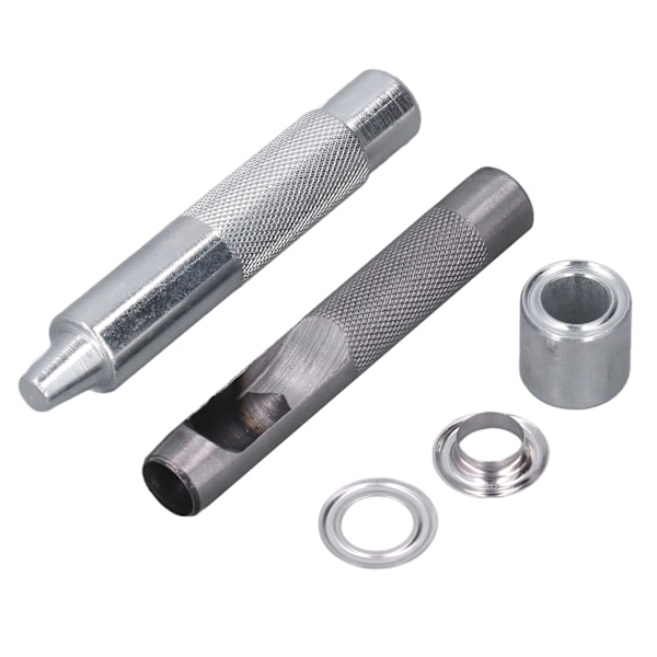 100 Set Öljetter Verktygssats Innerdiameter 12MM Öljetter Spänne Canvas Spänne Öljetter Verktygsset med Installationsverktyg