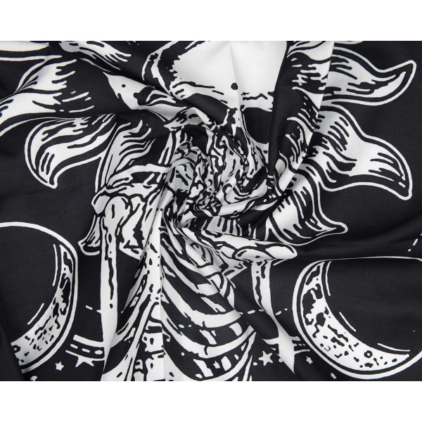 (Skelet, 130 x 150 cm) Trykte gobeliner, vægbeklædninger med meget detaljerede print