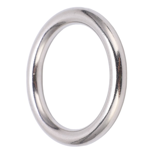 Svejses O-ring Rustfrit Stål Svejses Rund Ring til Navigationsdykning Hængekøjer og Tasker 10x60 mm