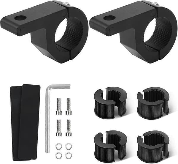 Work Light Mounting Bracket 19-32mm Universal Work Light Tube Clamp Mounting Bracket Fog Light Bulb Bracket