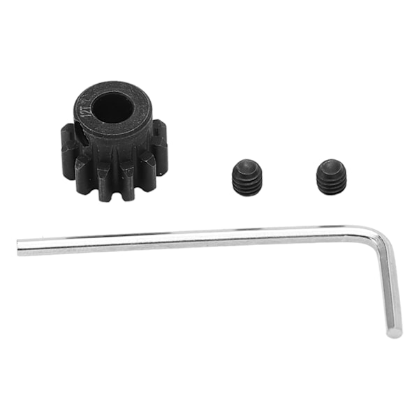 RC Motor Gear 12T Stålmotor Pinion 1.0M för LOSI Lasernut U4 Tenacity 1/10 modell bil 5mm axelmotor