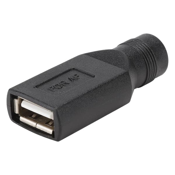 5 STK Datamaskin Mini USB Hunn Grensesnitt til DC5.5 x 2.1 Hunn Hode Adapter Kobling
