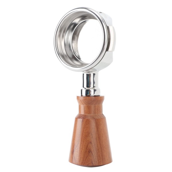 58mm pohjaton portafilter, ultrahieno verkko, irrotettava suodatin, ontto muotoilu, ruostumaton teräs, pohjaton portafilter Expobar E61 Siam Rosewoodille