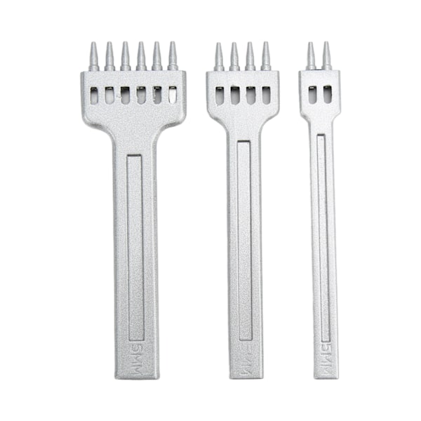 Lær Syl 2 Tenner 4 Tenner 6 Tenner Sink Legering Hvit Fin Glans Stor Åpning Utslipp Speilfinish Søm Syl 5mm