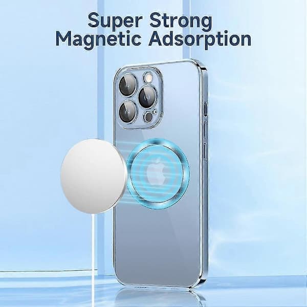 Magsafe Magnetic Case Compatible With Iphone 14 Pro Max/14 Pro/14 Plus/14, Transparent Silicone Lens Protector