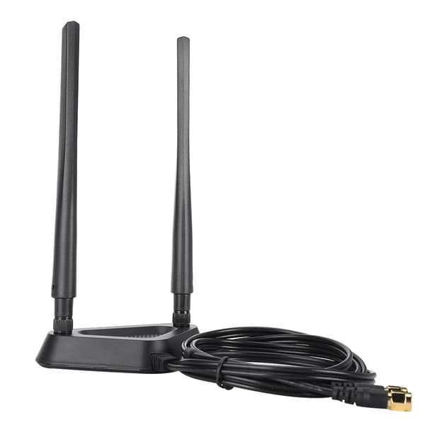 Dualbandantenn 2.4G / 5G SMA 6DB Rundstrålande Hög Förstärkning Extern Triangulär Bas
