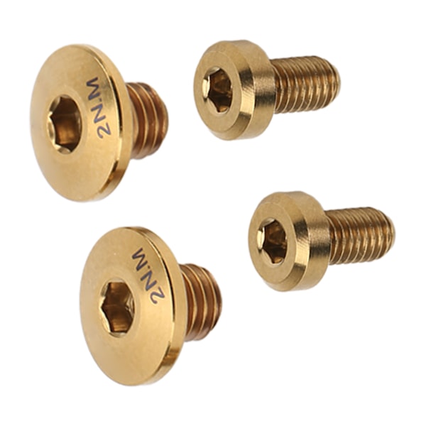 RISK Titanlegering Separat oljecylinderlock Bultar Cykel Hydraulisk bromsbult för M610 M615 M675 M785 Guld