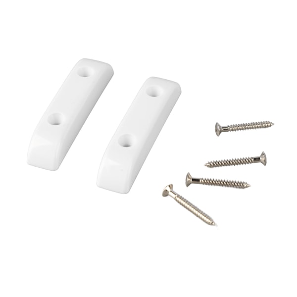 2 st Bas tumstöd Plast Anti-slip Lättvikt Jazzbasgitarr Tumfingerstöd GM02 Vit