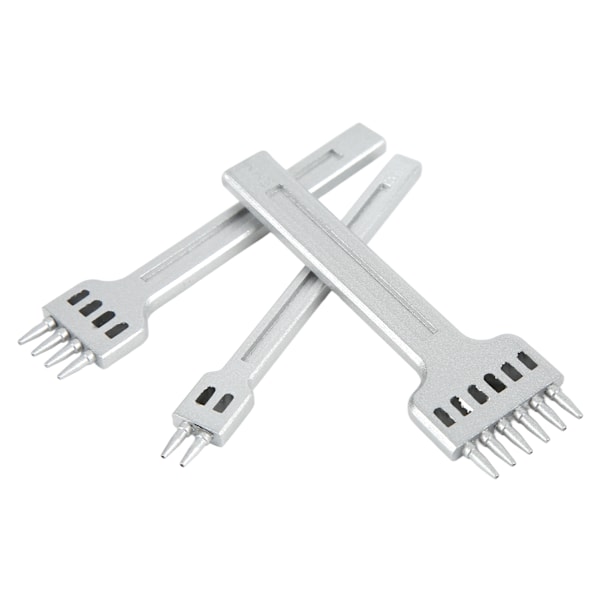 Lær Syl 2 Tenner 4 Tenner 6 Tenner Sink Legering Hvit Fin Glans Stor Åpning Utslipp Speilfinish Søm Syl 5mm