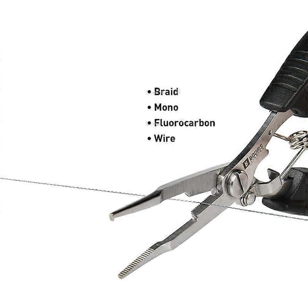 Small Fishing Pliers Scissors Braid Line Cutter Lightweight Stainless