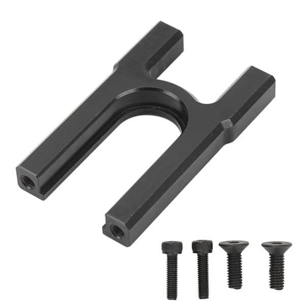 RC Senterdifffeste i Aluminiumlegering, Lett, RC Senterdifferensialfeste for ARRMA 1/7 1/8 RC Biler, Svart