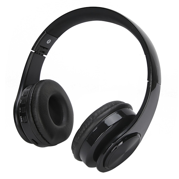 Bluetooth 5.0 Kuuloke Langaton Over Ear Stereo Headset Mikrofoni Pelikuulokkeet Musta