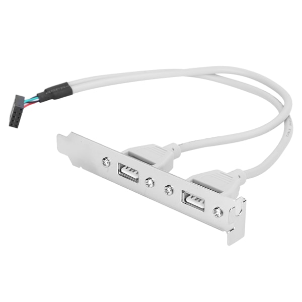 2-Port Bakpanelkabel USB2.0 Datorchassi Förlängning Nätverksadapter C0508