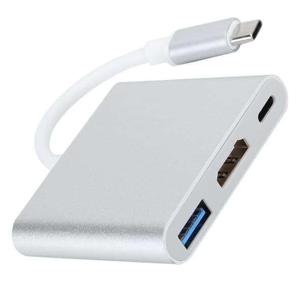 USB 3.1 Hub 3-i-1 Multifunktionel Hub til 4K USB 3.0 Adapter HDMI Kabel til OS X