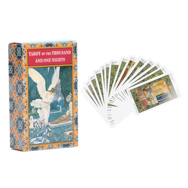 Klassiskt tarotkortspel för vuxna - 78 st bestruket papper spådomäck