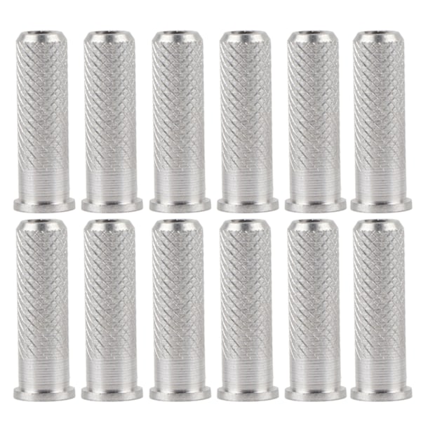 12 stk. Erstatningsbueskydningsbase aluminiumindsatser til kulpile 6,2 mm