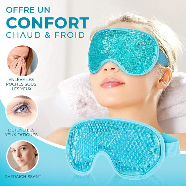 Cooling Eye Masks - Cool Eye Mask - Man & Female Relaxation Therapy - Anti Dark Circles Face - GARANTERAD EFFEKTIVITET