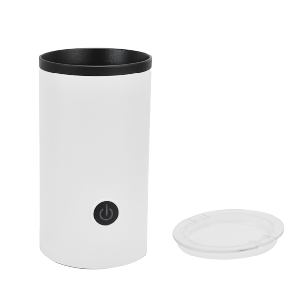 Melkeskummer Mini Automatisk Kaffe Lav Støy Skummende Maskin for Cappuccino Latte Kaffe Hvit EU Plugg 220‑240V
