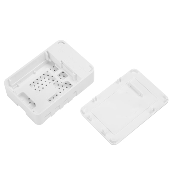 ABS Kotelo 3kpl Jäähdytyselementit Kotelolaatikko Sopii Raspberry Pi 4 Musta Valkoinen Läpinäkyvä (Valkoinen)