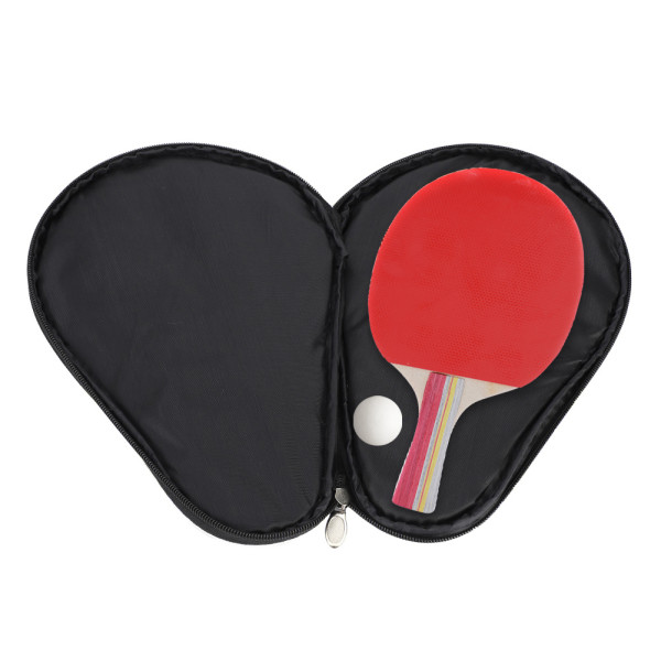 HUIESON Bordtennisketcher etui Ping Pong Paddle Bat Bag med bolde