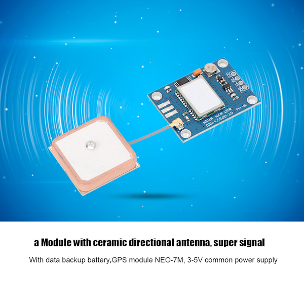 NEO‑7M APM2.5 GYGPSV3 GPS-kort Satellitpositioneringsmodul Tillbehör