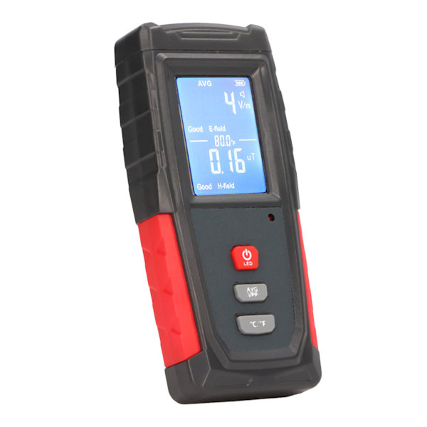 Elektromagnetisk stråling Automatisk Alarm Plast Tester EMF-Inspektion 3,7V 600mAh