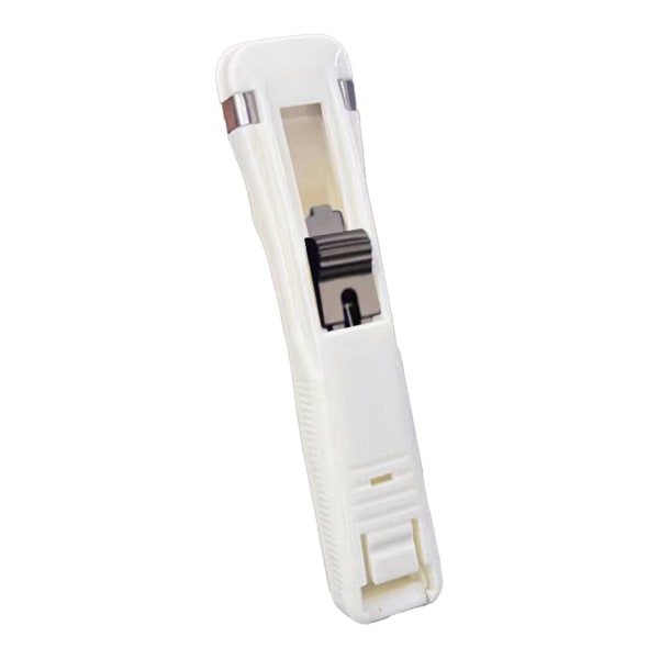 Multi-Purpose håndholdt papirclips dispenser - tidsbesparende og holdbar Milky White