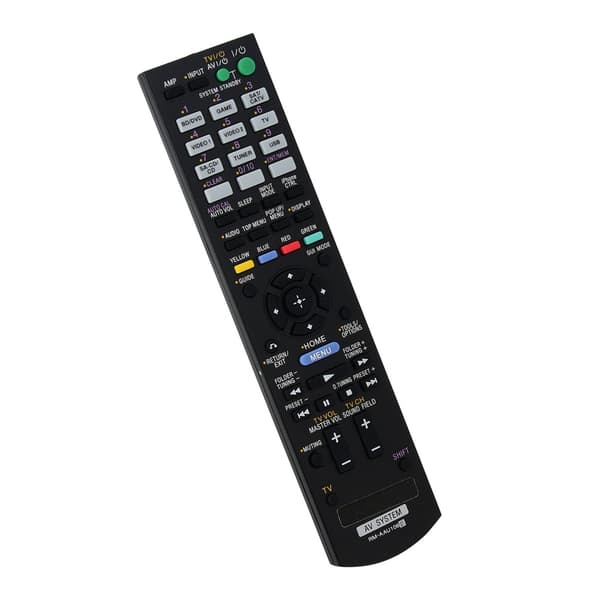 Fjernkontroll erstatning for Sony RM-AAU106 AV-mottakersystem TV